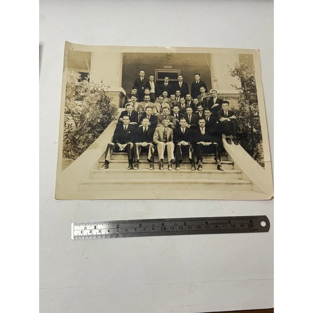 Vintage Group Photo Lot Large Format Black & White Architectural House 1920s-40s